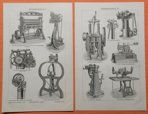 Schuhfabrikation ii - schuhfabrikation, i+ii