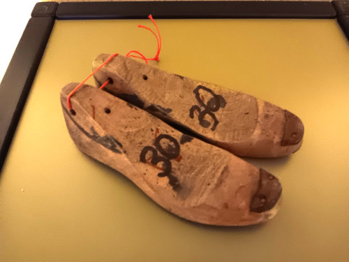 Paar sehr alte schuhleisten - paar,