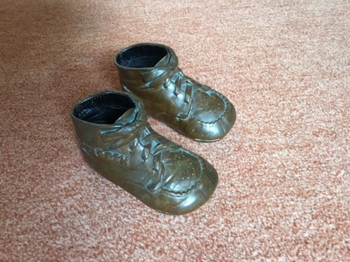 Antiker baby schuhe - antiker,