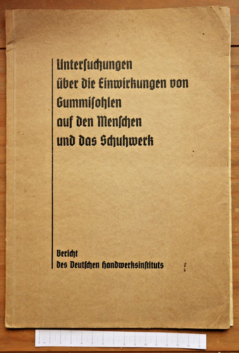 Einwirkungen von gummisohlen - von,